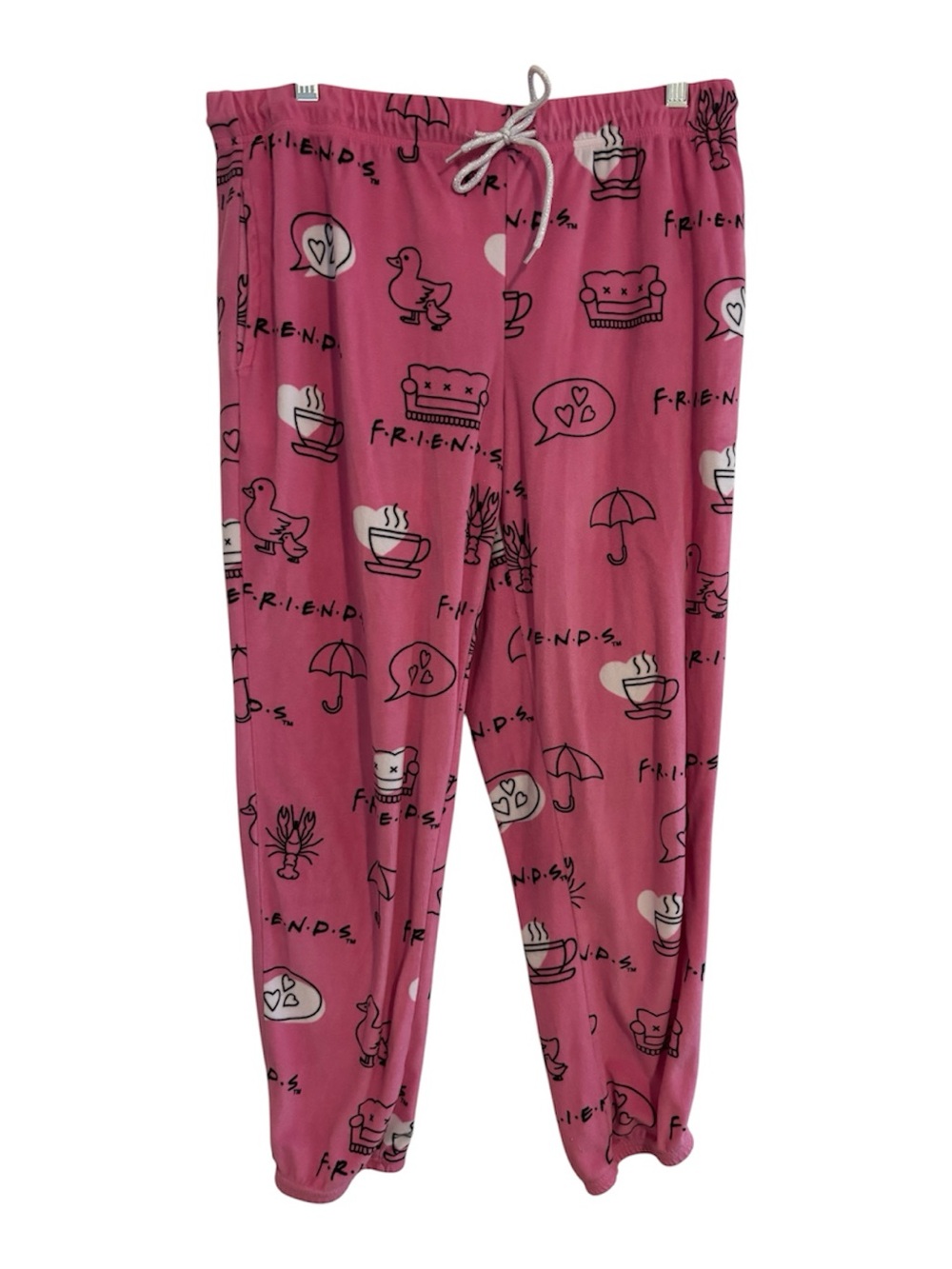 Medium Women’s Friend’s Themed Pink Pajama Pants
